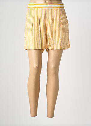 Short taille normale taille normale jaune C'EST BEAU LA VIE femme