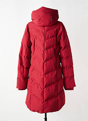 Doudoune poches a capuche rouge RAGWEAR femme