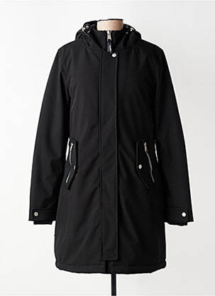 Doudoune poches a capuche noir RAGWEAR femme