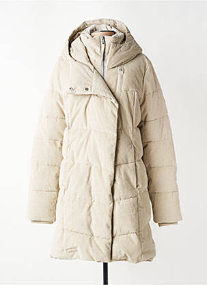 Doudoune poches a capuche beige RAGWEAR femme