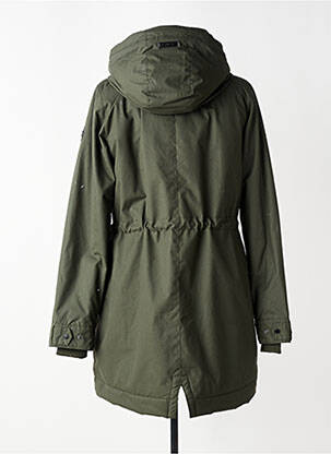 Parka manches longues a capuche vert RAGWEAR femme