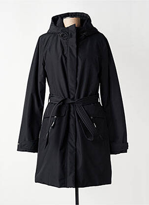 Doudoune poches a capuche noir RAGWEAR femme