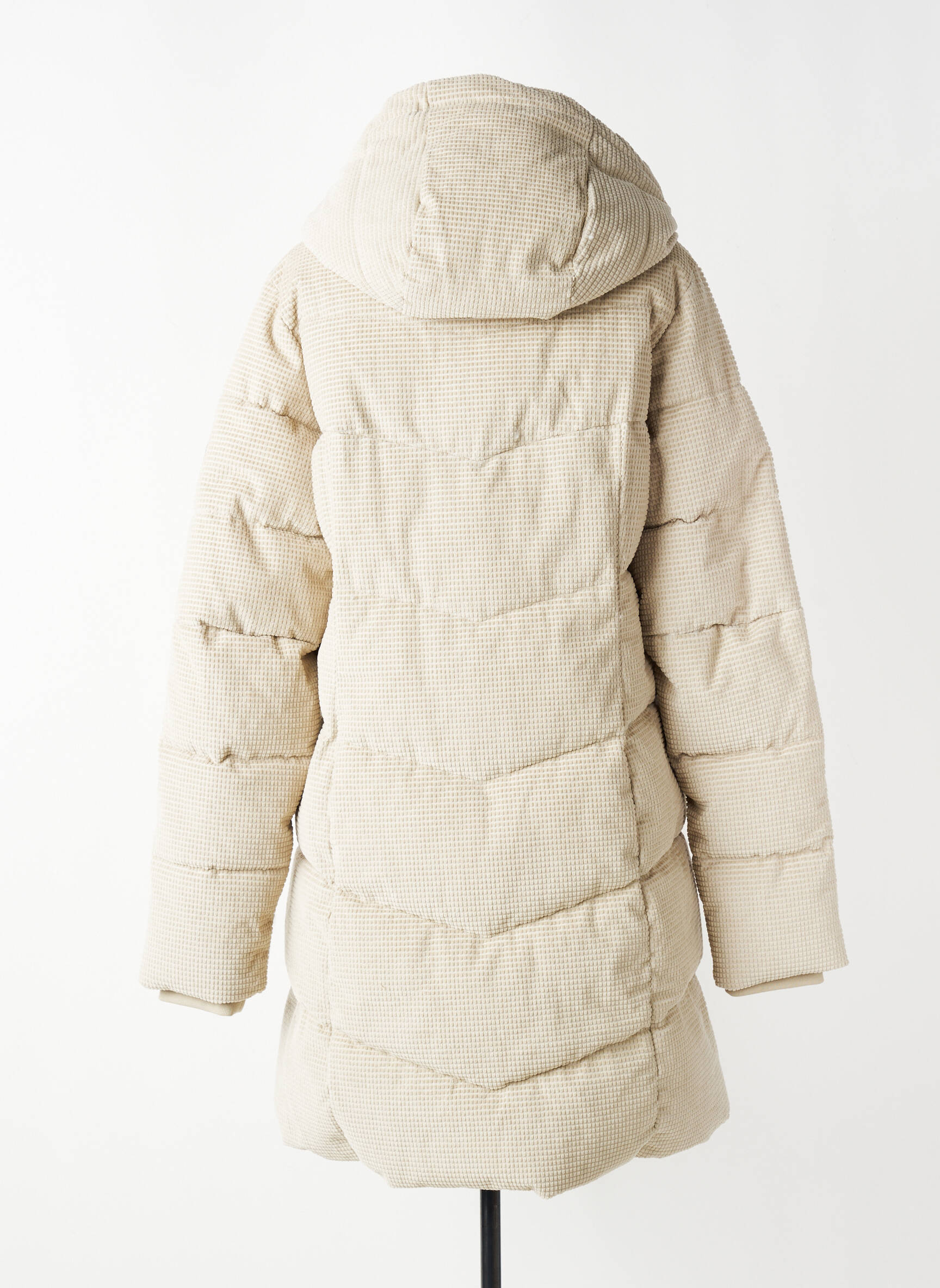 Doudoune poches a capuche beige RAGWEAR femme