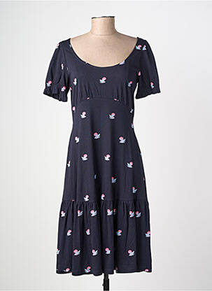 Robe mi-longue manches courtes manches courtes bleu RAGWEAR femme