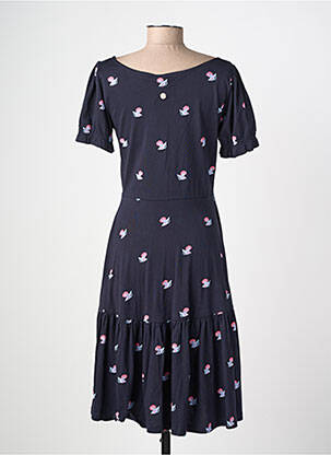 Robe mi-longue manches courtes manches courtes bleu RAGWEAR femme