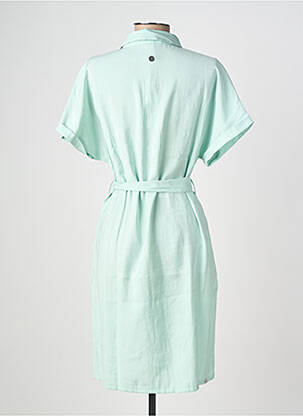 Robe courte manches courtes manches courtes vert RAGWEAR femme