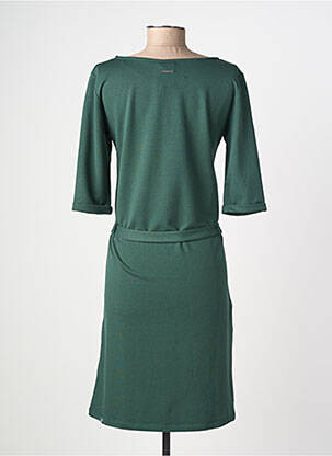 Robe mi-longue manches 3/4 manches 3/4 vert RAGWEAR femme