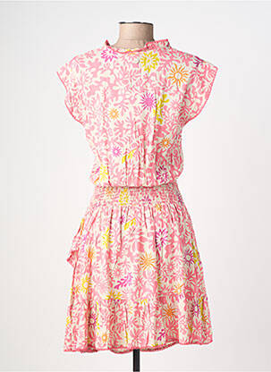 Robe courte manches courtes manches courtes rose RAGWEAR femme