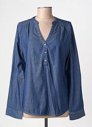 Blouse manches longues manches longues bleu RAGWEAR femme