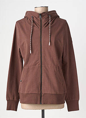 Veste casual fermeture zippée sur le devant marron RAGWEAR femme