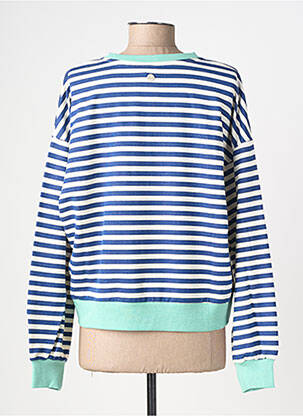 Sweat-shirt broderie manches longues bleu RAGWEAR femme