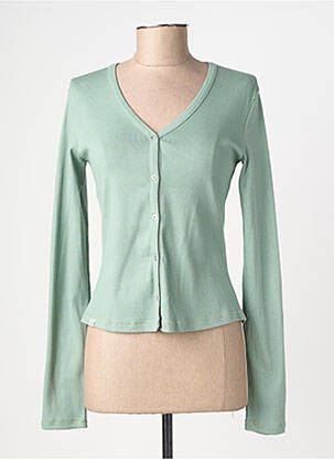 Gilet manches longues stretch vert RAGWEAR femme