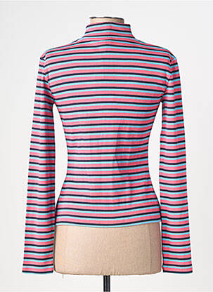Sous-pull imprimé rayures manches longues rose RAGWEAR femme