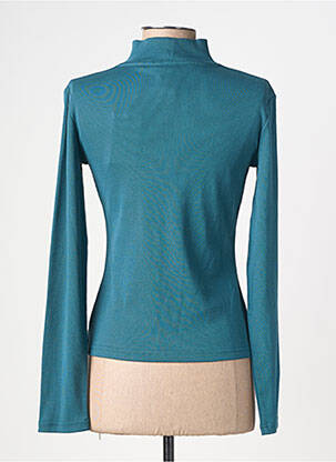 Sous-pull tissage côtelé manches longues vert RAGWEAR femme
