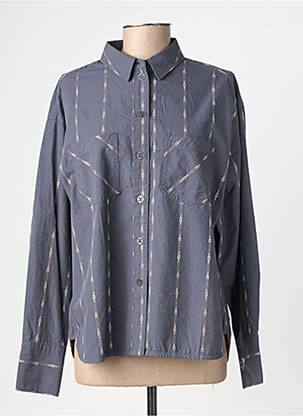 Chemisier coupe droite manches longues gris RAGWEAR femme