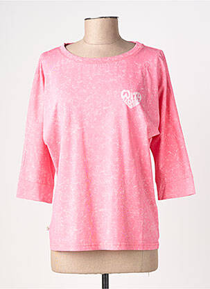 T-shirt manches 3/4 manches 3/4 rose RAGWEAR femme