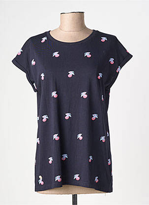 T-shirt stretch manches courtes bleu RAGWEAR femme