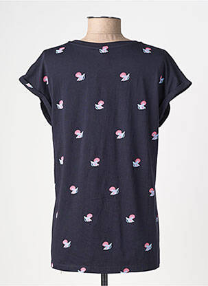 T-shirt stretch manches courtes bleu RAGWEAR femme