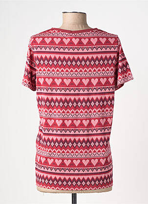 T-shirt stretch manches courtes rose RAGWEAR femme