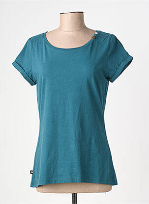 T-shirt stretch manches courtes vert RAGWEAR femme
