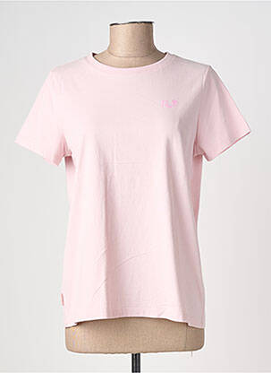 T-shirt stretch manches courtes rose RAGWEAR femme