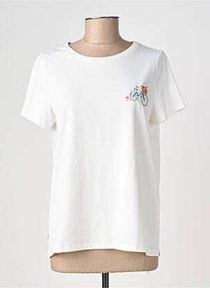 T-shirt stretch manches courtes beige RAGWEAR femme