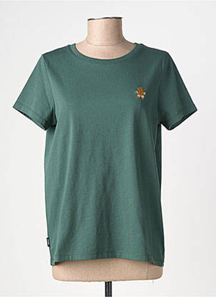 T-shirt stretch manches courtes vert RAGWEAR femme