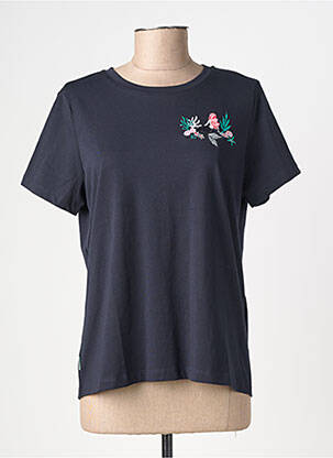 T-shirt stretch manches courtes bleu RAGWEAR femme