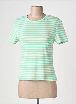 T-shirt stretch manches courtes vert RAGWEAR femme