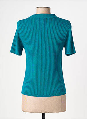 Gilet manches courtes maille tricot vert RAGWEAR femme