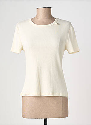 T-shirt stretch manches courtes beige RAGWEAR femme