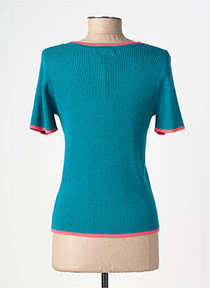 Pull stretch manches courtes vert RAGWEAR femme