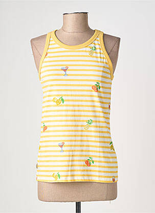 Débardeur stretch sans manche jaune RAGWEAR femme