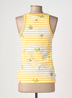 Débardeur stretch sans manche jaune RAGWEAR femme