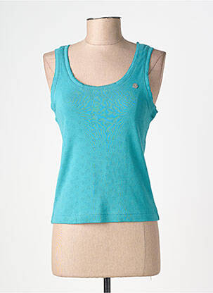 T-shirt stretch fines bretelles vert RAGWEAR femme