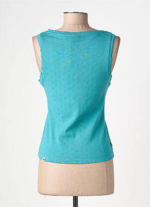 T-shirt stretch fines bretelles vert RAGWEAR femme