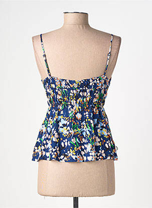 Top coupe cintrée fines bretelles bleu RAGWEAR femme