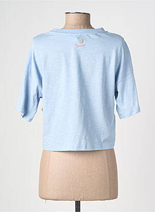 T-shirt stretch manches courtes bleu RAGWEAR femme