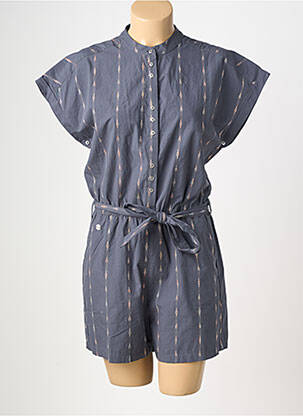 Combishort fermeture boutonnée sur le devant manches courtes gris RAGWEAR femme