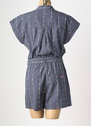 Combishort fermeture boutonnée sur le devant manches courtes gris RAGWEAR femme