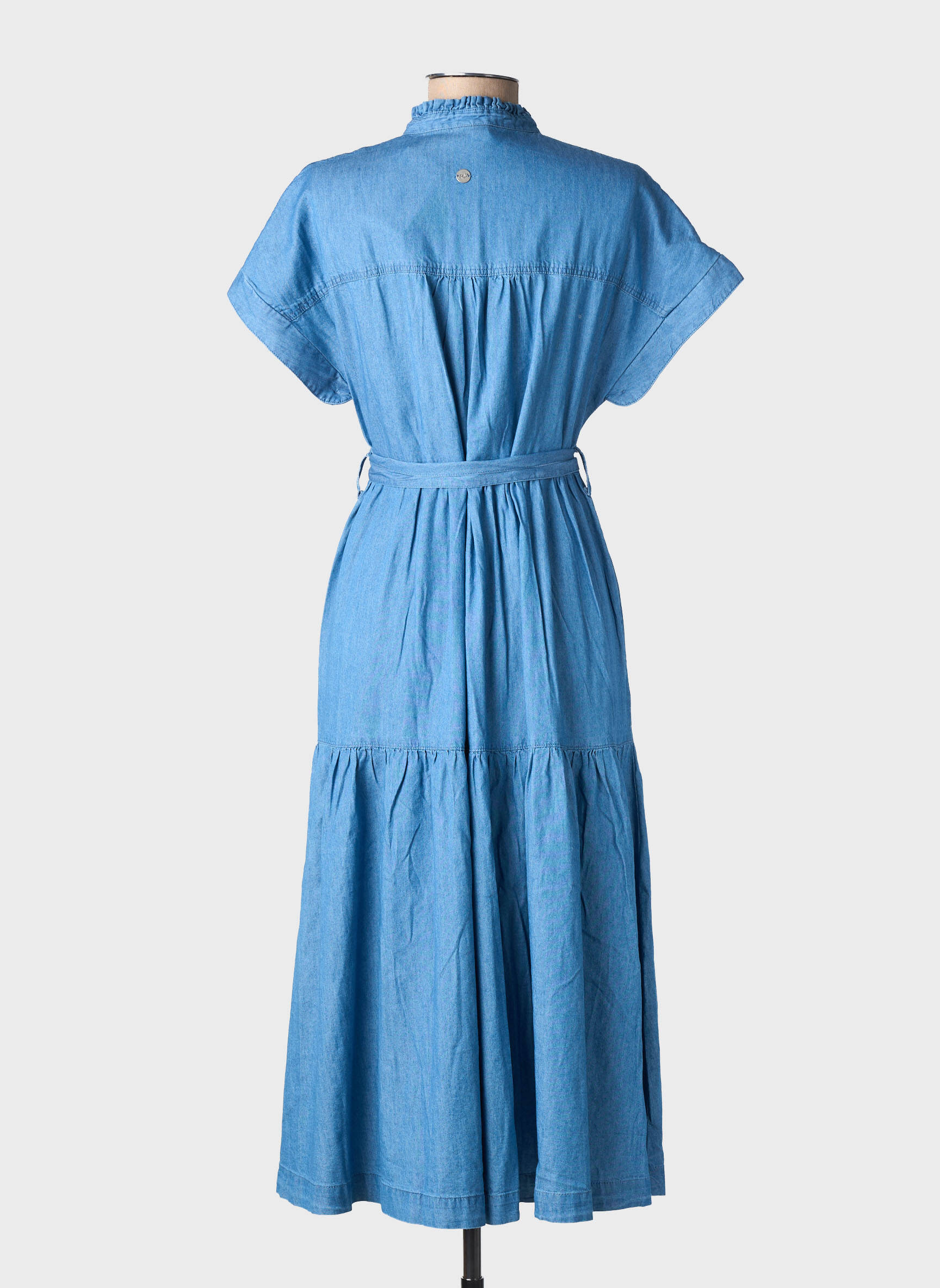 Robe mi-longue manches courtes manches courtes bleu RAGWEAR femme