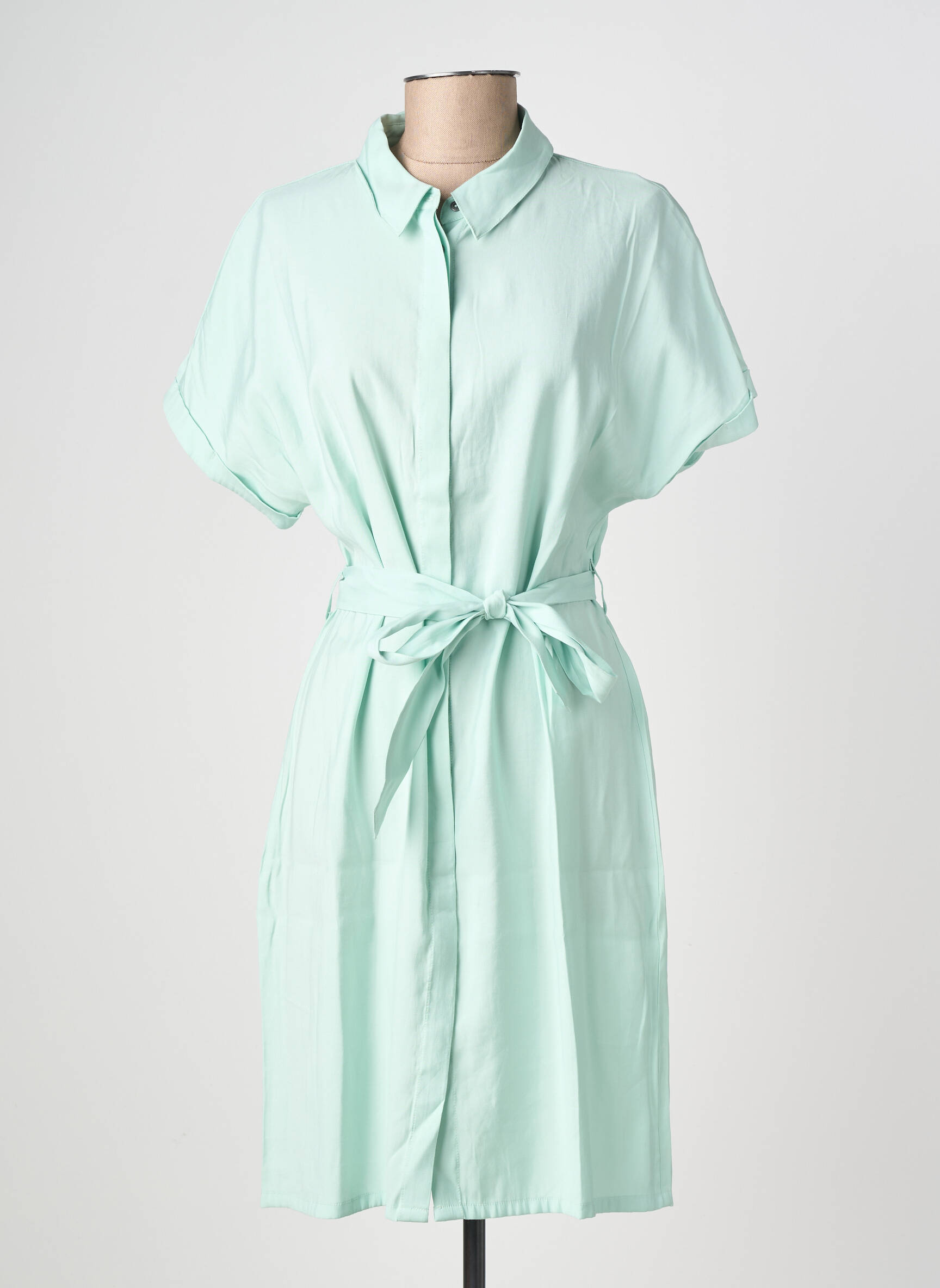 Robe courte manches courtes manches courtes vert RAGWEAR femme
