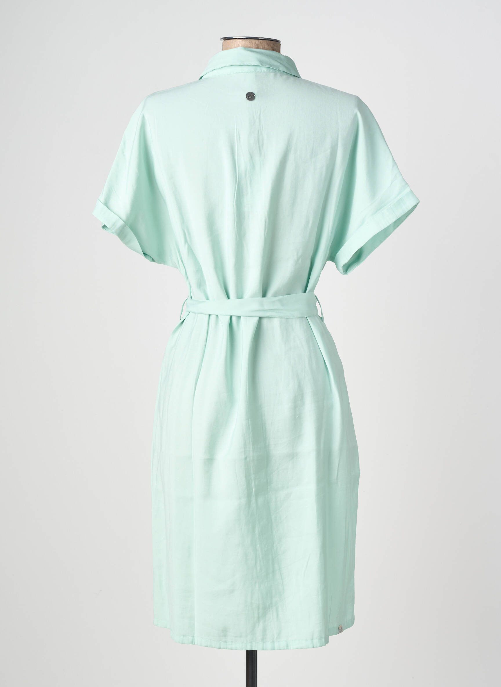 Robe courte manches courtes manches courtes vert RAGWEAR femme