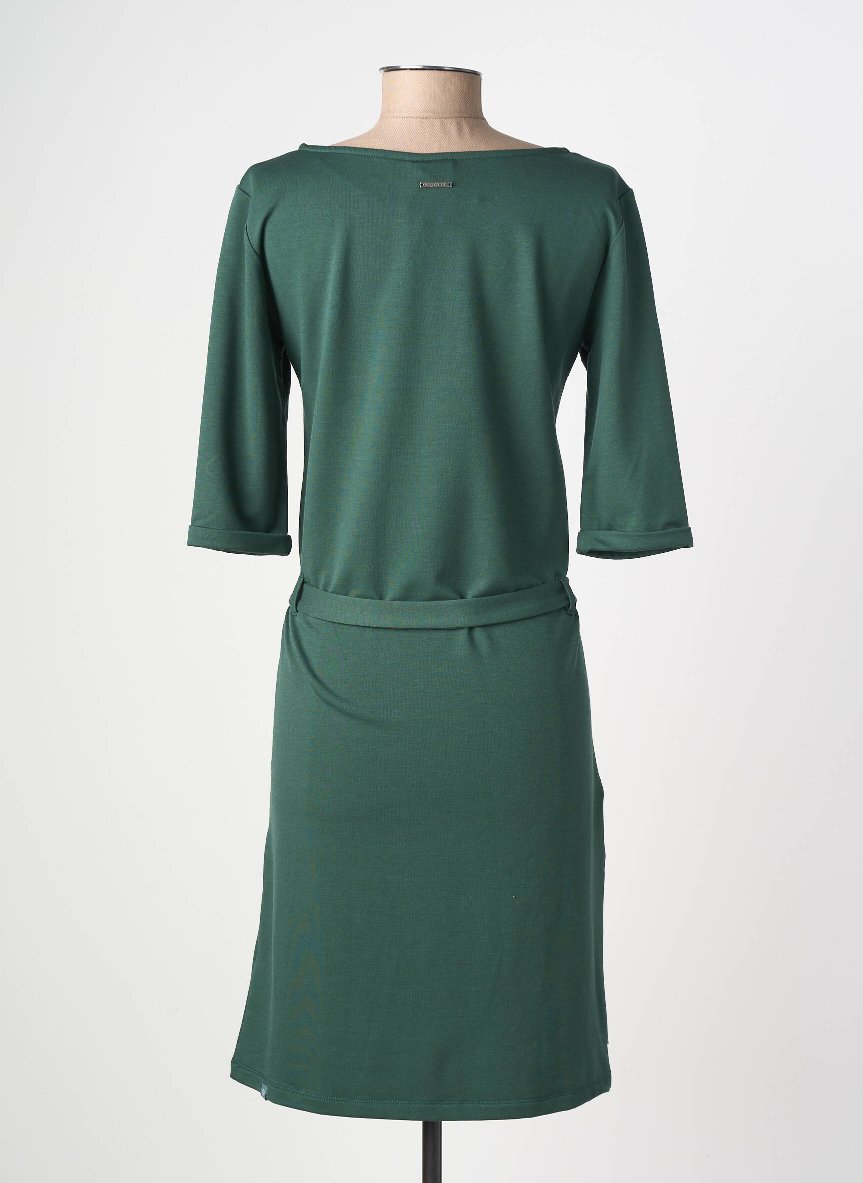 Robe mi-longue manches 3/4 manches 3/4 vert RAGWEAR femme
