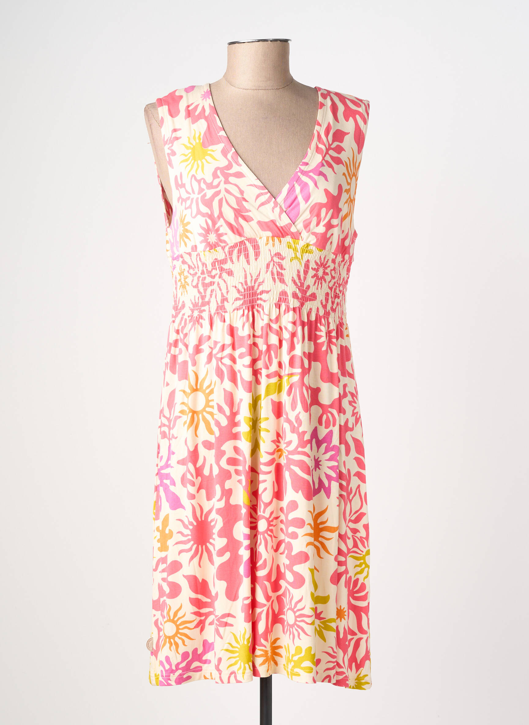 Robe courte sans manche sans manche rose RAGWEAR femme