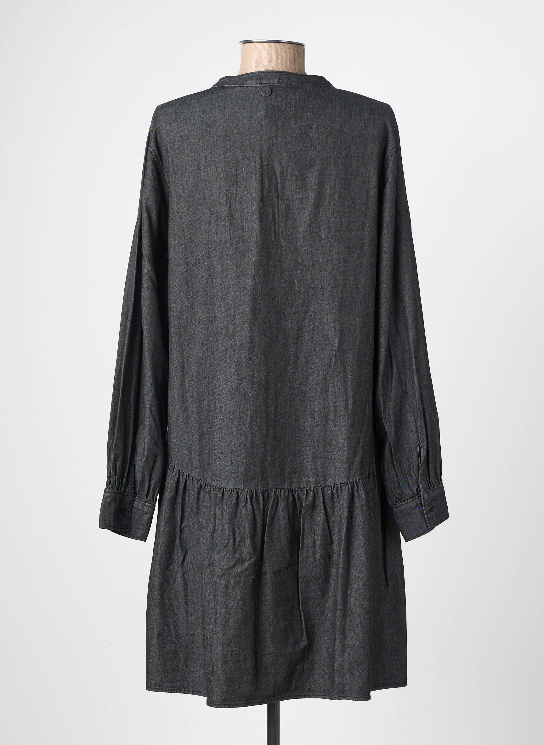 Robe courte manches longues manches longues noir RAGWEAR femme