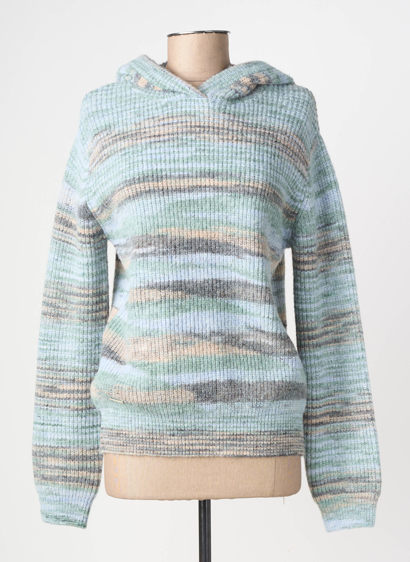 Pull stretch manches longues vert RAGWEAR femme