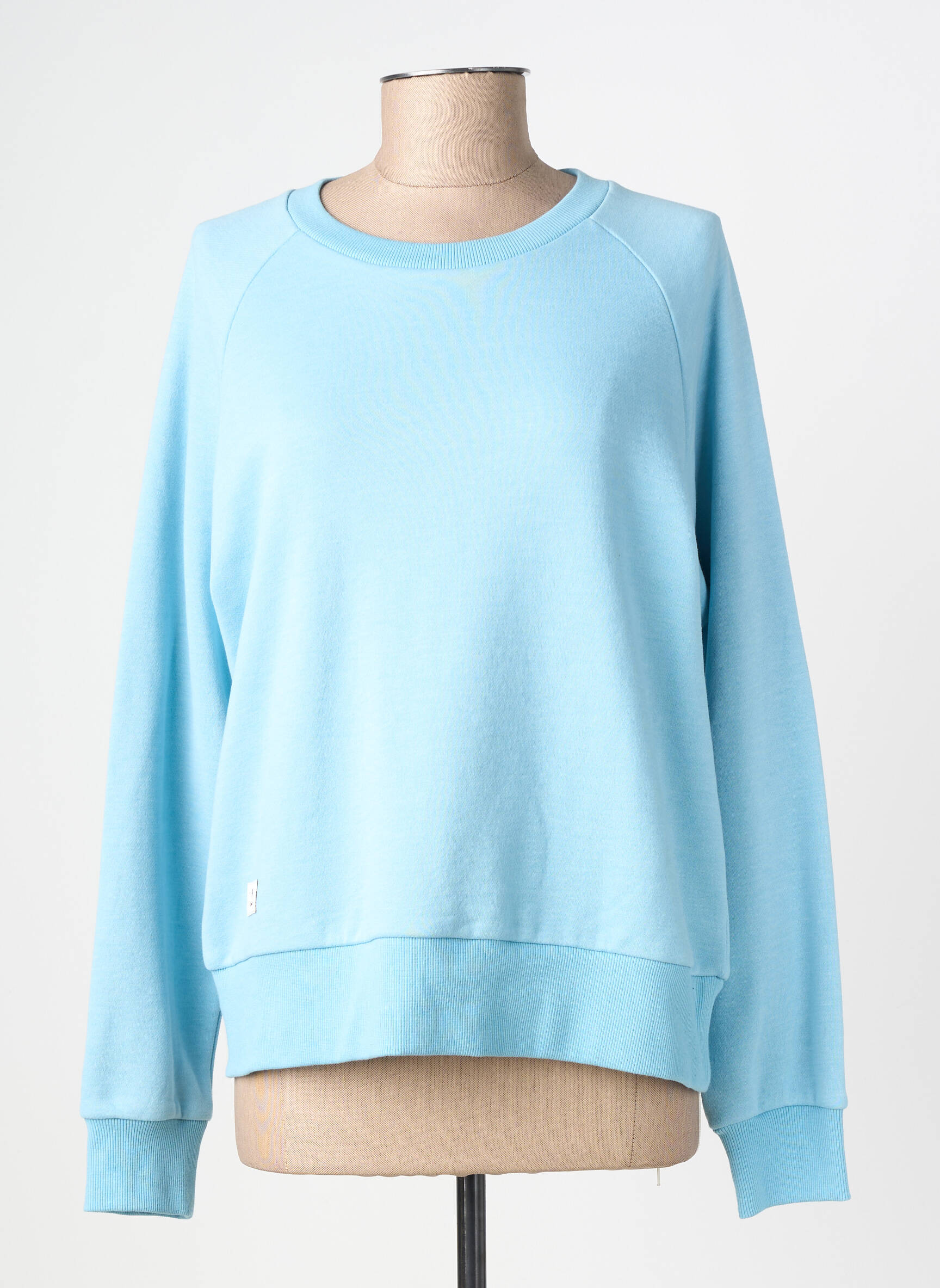 Sweat-shirt stretch manches longues bleu RAGWEAR femme