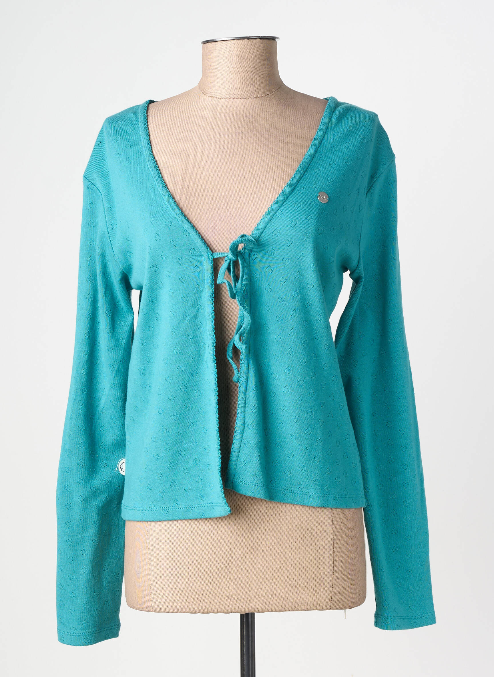 Gilet manches longues stretch vert RAGWEAR femme