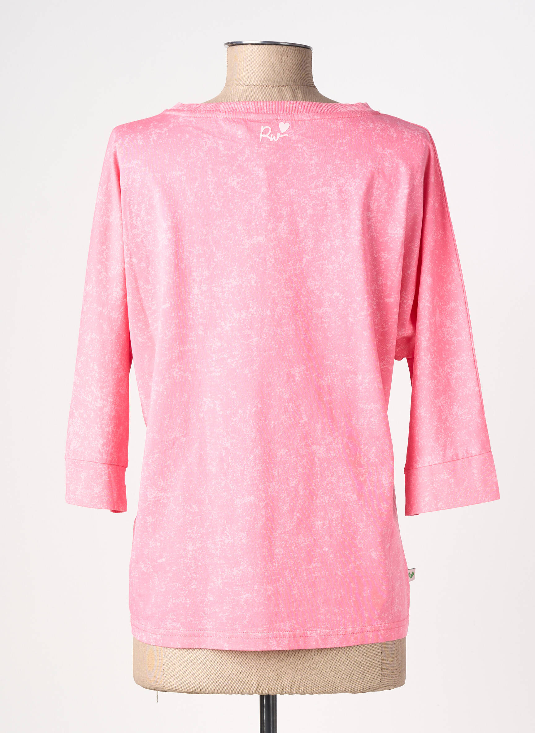 T-shirt manches 3/4 manches 3/4 rose RAGWEAR femme